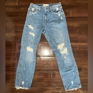 Abercrombie & Fitch Curve Love High Rise Mom Jean Size 8 Regular
